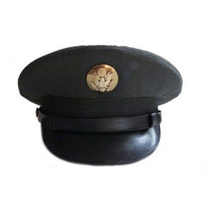 Vintage Authentic Military Uniform/Captains Hat